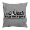 Pray for Las Vegas Throw Pillow