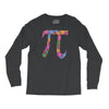 spring pi tshirts  flowery colorful pi day gifts Long Sleeve Shirts