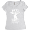 Best Friend Great Dane Women's Triblend Scoop T-shirt