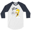 Homer Simpson 3/4 Sleeve Shirt