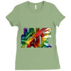 jake paul text paradise Ladies Fitted T-Shirt