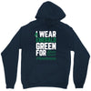 i wear emerald green for liver cancer awareness Unisex Hoodie