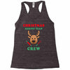 christmas baking team crew rudolph Racerback Tank