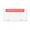 Super Wholocker Hypebeast License Plate
