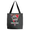 jurassic park raptor natural Tote Bags