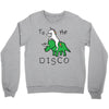 To The Disco (Unicorn Riding Triceratops) Crewneck Sweatshirt