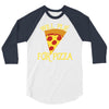 will plie for pizza 3/4 Sleeve Shirt