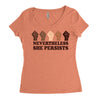 nevertheless she persists people Women's Triblend Scoop T-shirt