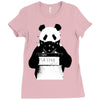 panda police Ladies Fitted T-Shirt