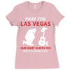 Pray for Las Vegas, Route 91 Harvest 2017 Ladies Fitted T-Shirt