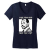 i am too old for this shit Women's V-Neck T-Shirt