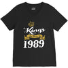 kings are born in 1989 V-Neck Tee