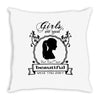 girls are equal Throw Pillow