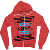 It's A Poppy Thing Zipper Hoodie