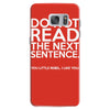 do not read the next sentence funny Samsung Galaxy S7