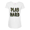 Play Hard Maternity Scoop Neck T-shirt