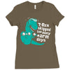 t rex skipped too many arm days Ladies Fitted T-Shirt