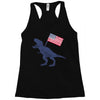 Patriotic T-Rex Racerback Tank