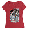 hook jaw 1, ideal gift or birthday present Women's Triblend Scoop T-shirt