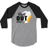 Butt Out Lung Cancer Awareness 3/4 Sleeve Shirt
