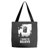 i want to believe Tote Bags