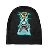pizza shark graphic Baby Beanies