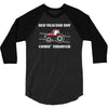 case ih red tractor boy comin' through 3/4 Sleeve Shirt