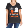 i'm the crazy cat lady Ladies Curvy T-Shirt