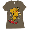 pizzaboarding Ladies Fitted T-Shirt