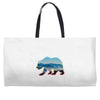 wild bear Weekender Totes