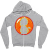 Kid Goku Saiyan With Dragon Ball 4 Star Zipper Hoodie