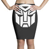 autobots printed Pencil Skirts