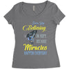 Butterfly Miracles Women's Triblend Scoop T-shirt