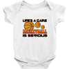 life's a game basketball Baby Onesie