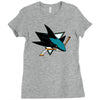 jose sharks youth Ladies Fitted T-Shirt
