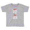 i bake because punching people is frowned upon Toddler T-shirt