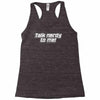 talk nerdy to me Racerback Tank