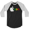 apple mac man 3/4 Sleeve Shirt