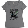 black bood Women's Triblend Scoop T-shirt