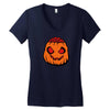 halloween pumpkin Women's V-Neck T-Shirt