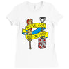 red on you Ladies Fitted T-Shirt