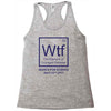 wtf outraged disbelief Racerback Tank