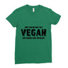 Don't Ask Me Why I'm A Vegan Ask Yourself Why You're Not Ladies Fitted T-Shirt