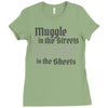 muggle in the streets, wizard in the sheets Ladies Fitted T-Shirt