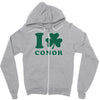 I Love Conor Zipper Hoodie
