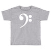 bass cleff funny Toddler T-shirt