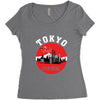 Tokyo City Women's Triblend Scoop T-shirt