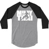 muay thai mma gym sport gym train 3/4 Sleeve Shirt