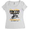 I'm A Nice Biker Grandpa So If I'm An Asshole To You You Need To Ask Y Women's Triblend Scoop T-shirt