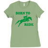 born to ride horse riding pony horse Ladies Fitted T-Shirt